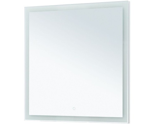 Зеркало Aquanet Гласс 80 274016 с подсветкой Белый глянец с сенсорным выключателем