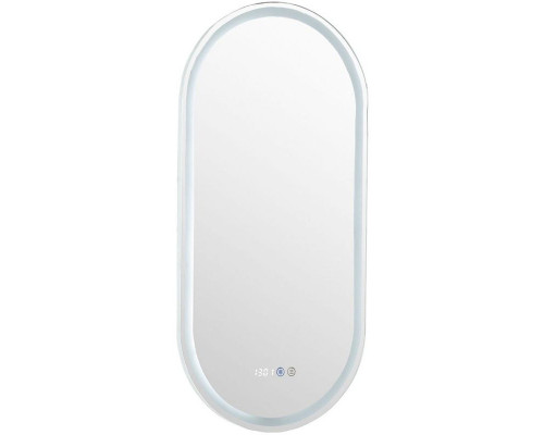 Зеркало Aquanet Монте 45 288969 с подсветкой Белое матовое с сенсорным выключателем