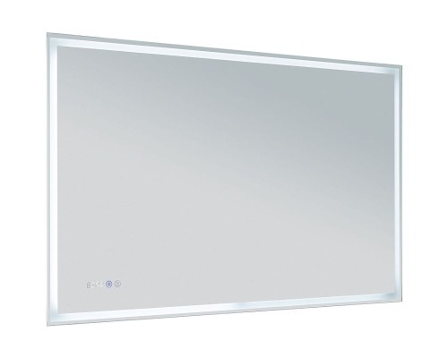 Зеркало Aquanet Оптима 120 288968 с подсветкой Белое матовое с сенсорным выключателем
