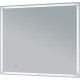 Зеркало Aquanet Оптима 90 288966 с подсветкой Белое матовое с сенсорным выключателем