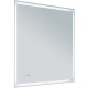 Зеркало Aquanet Оптима 80 288965 с подсветкой Белое матовое с сенсорным выключателем