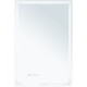 Зеркало Aquanet Оптима 50 288962 с подсветкой Белое матовое с сенсорным выключателем