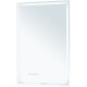 Зеркало Aquanet Оптима 50 288962 с подсветкой Белое матовое с сенсорным выключателем