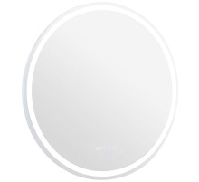 Зеркало Aquanet Оптима 70 304175 с подсветкой с сенсорным выключателем, часами и подогревом