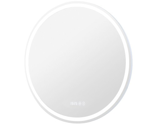 Зеркало Aquanet Оптима 70 304175 с подсветкой с сенсорным выключателем, часами и подогревом