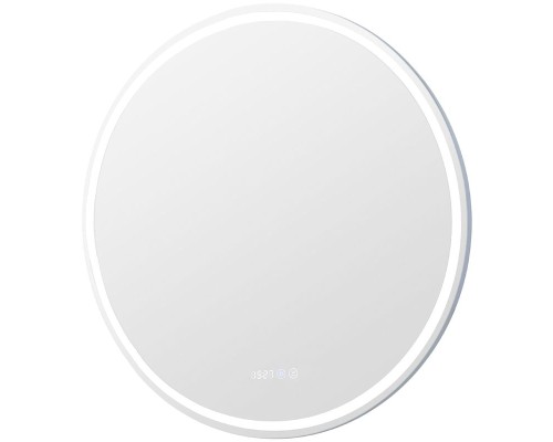 Зеркало Aquanet Оптима 80 304264 с подсветкой с сенсорным выключателем, часами и подогревом