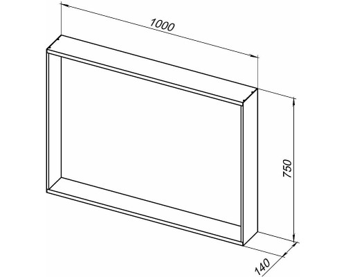 Зеркало Allen Brau Reality 100 1.32020.03 с подсветкой Латунь браш с сенсорным выключателем