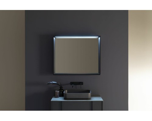 Зеркало Allen Brau Reality 120 1.32021.BB с подсветкой Черный браш с сенсорным выключателем