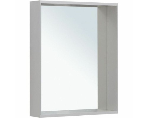 Зеркало Allen Brau Reality 60 1.32016.02 с подсветкой Серебро браш с сенсорным выключателем