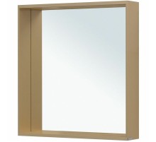 Зеркало Allen Brau Reality 70 1.32017.03 с подсветкой Латунь браш с сенсорным выключателем