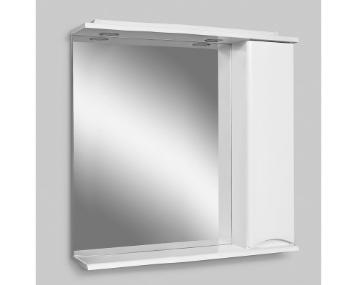 Зеркало со шкафом AM.PM Like 80 R M80MPR0801WG с подсветкой Белый