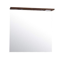 Зеркало АСБ-мебель Коста 80 11489 с подсветкой Светлый орех