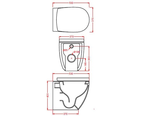 Биде Artceram FILE 2.0 FLB002 01 30 Белое