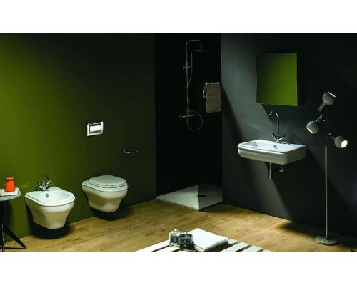 Биде Azzurra Charme CHBKS000000M/(CHA500/SOSK bi)x1 подвесное Белое