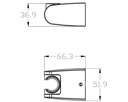 Держатель ручного душа Lemark LM8083BL Черный