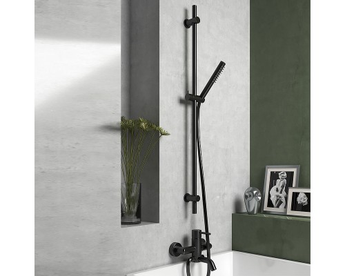 Душевая штанга Paini 50PZ129TTRI Черная матовая