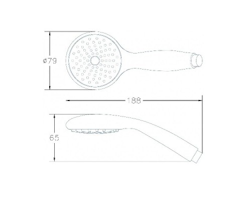 Душевой гарнитур Aquanet Cet1 AF000-06C 246852 Хром
