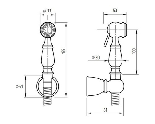 Гигиенический душ Migliore Laura 20098 Хром