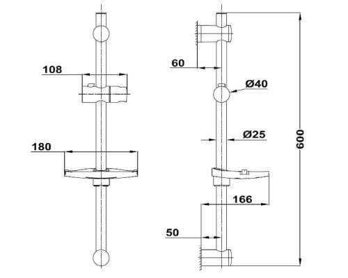 Душевой гарнитур Teka Балтик Спорт 790026700 Хром