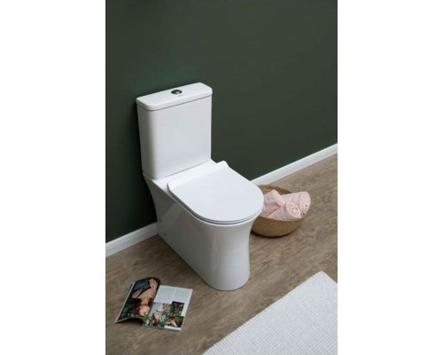 Чаша унитаза-компакта Aquanet Roll-C 210764 без бачка, с сиденьем Микролифт