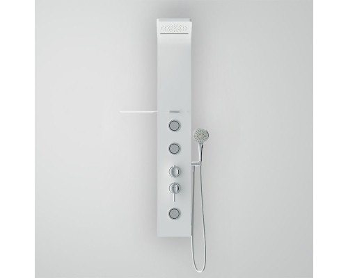 Душевая панель AM.PM Joy W85P-2-136AW Белая матовая