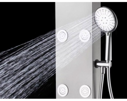 Душевая панель Aquanet Galaxy Matt 209998 Хром матовый