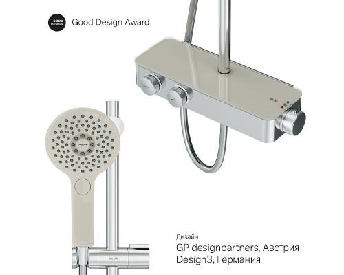 Душевая система AM.PM Inspire V2.0 F0750A400 с термостатом Хром