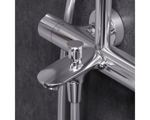 Душевая система AM.PM Spirit V2.0 F0770A510 с термостатом Хром