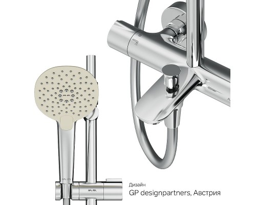 Душевая система AM.PM Spirit V2.0 F0770A510 с термостатом Хром