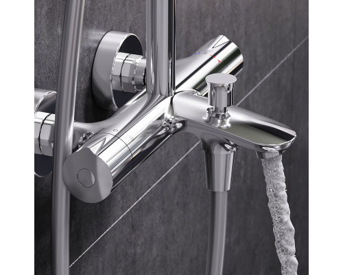 Душевая система AM.PM Gem F0790520 с термостатом Хром