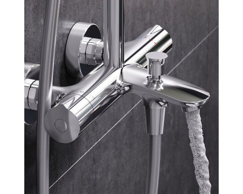 Душевая система AM.PM Gem F0790510 с термостатом Хром