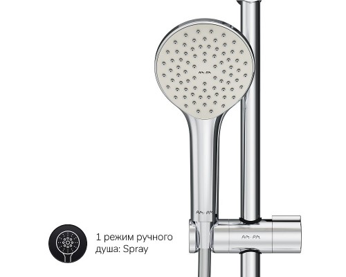 Душевая система AM.PM Gem F0790510 с термостатом Хром