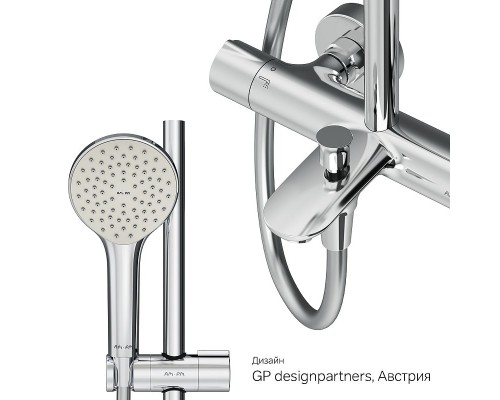 Душевая система AM.PM Gem F0790510 с термостатом Хром