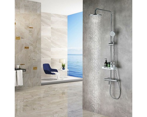 Душевая система Lemark Tropic LM7010C с термостатом Хром
