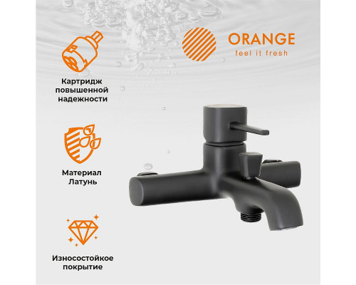 Душевая система Orange Karl M05-932b Черная