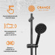 Душевая система Orange Karl M05-932b Черная