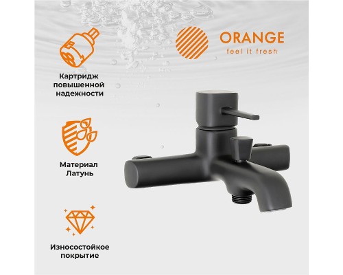 Душевая система Orange Karl M05-934b Черная