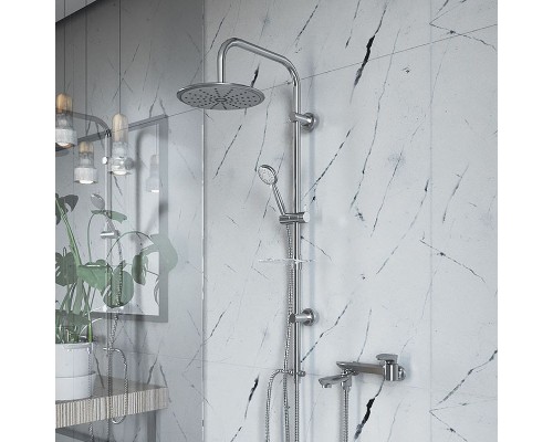Душевая система Paini RS White 50CR191B0RS1P3 Хром Белая