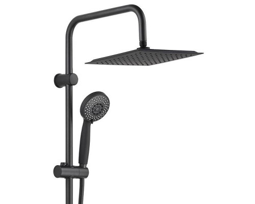 Душевая система Aquanet Passion S AF300-70-S-B 261837 Черная матовая