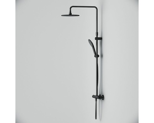 Душевая система AM.PM Like F0780422 с термостатом Черная матовая