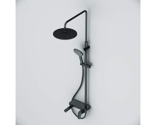 Душевая система AM.PM Like F0780722 Черная матовая