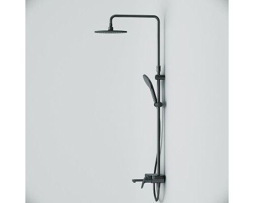 Душевая система AM.PM Like F0780722 Черная матовая