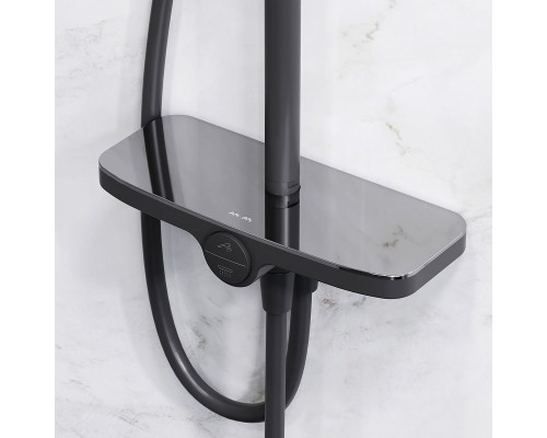 Душевая система AM.PM Like F0780222 Черная матовая