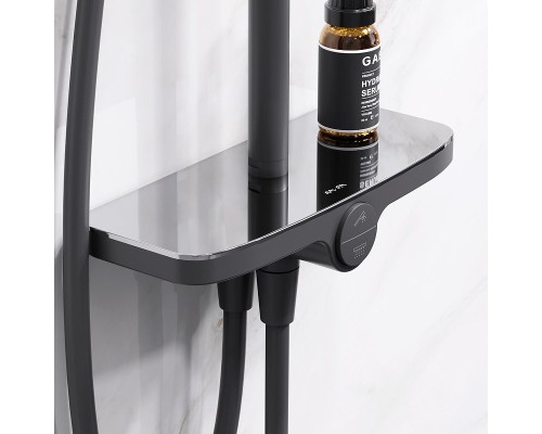 Душевая система AM.PM Like F0780222 Черная матовая