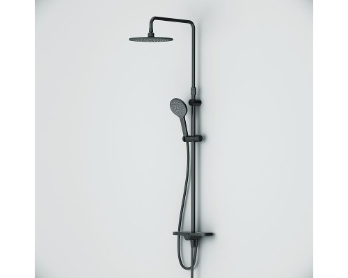 Душевая система AM.PM Like F0780222 Черная матовая