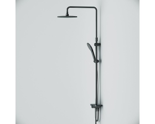 Душевая система AM.PM Like F0780222 Черная матовая