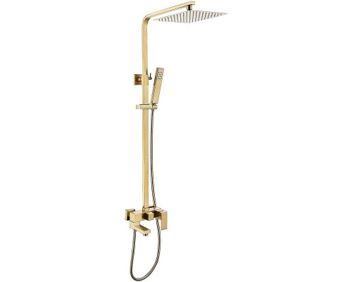 Душевая система Abber Daheim AF8216G Золото матовое