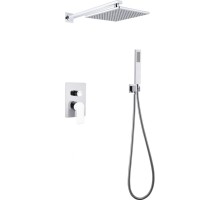 Душевая система Abber Weiss Insel AF8018W Белая Хром