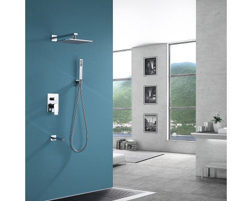Душевая система Abber Weiss Insel AF8017 Хром