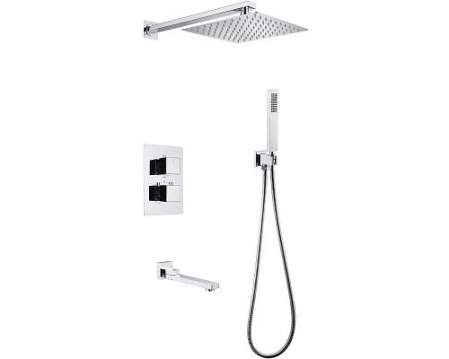 Душевая система Abber Daheim AF8250 с термостатом Хром
